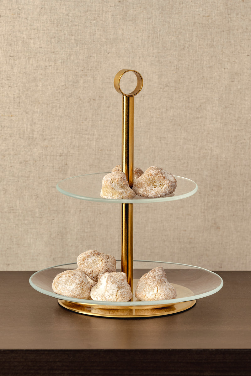 Leonardo Etagere 2tlg. gold CENA