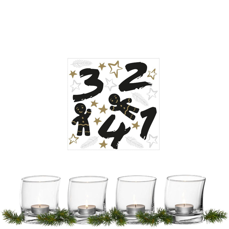 Leonardo Adventskranz Gläser Set