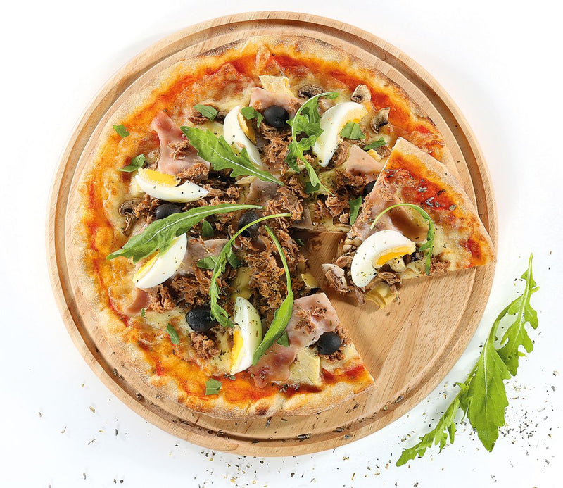 Zassenhaus Pizzateller aus Gummibaumholz Ø 33 cm