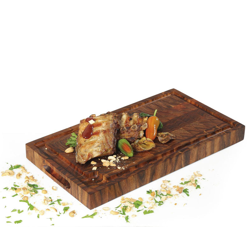 Zassenhaus Hackblock, Akazie Stirnholz 45x25x4cm