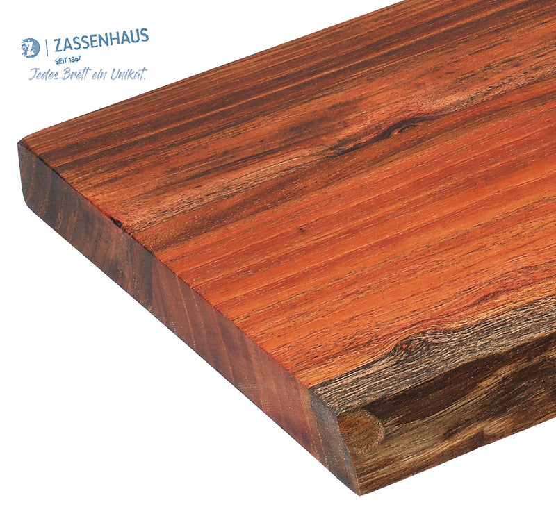 Zassenhaus Schneidebrett mit Baumkante 30×20×2,5 cm
