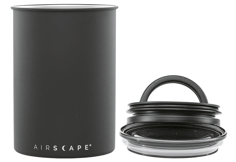 Airscape Edelstahl-Aromabehälter schwarz,