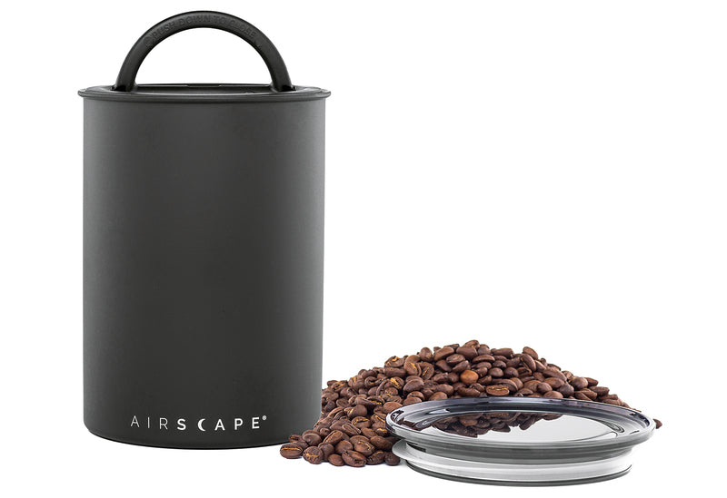 Airscape Edelstahl-Aromabehälter schwarz,