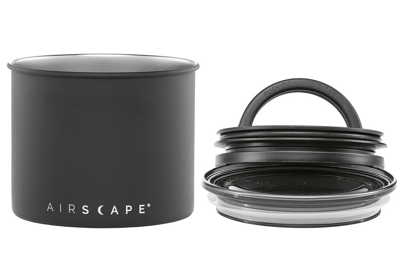 Airscape Edelstahl-Aromabehälter schwarz,
