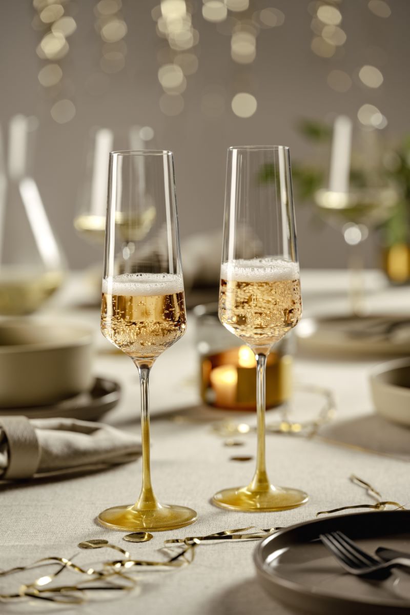 Leonardo PUCCINI Gold Serie - Kristallglas Set (2 Stück)