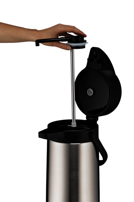 Alfi Pump vacuum jug, drinks dispenser matt stainless steel 2.5 liters