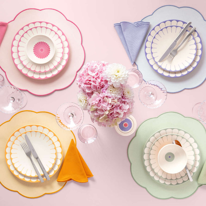 Villeroy & Boch Fleur Servietten 40x40 cm - 2er Set Baumwolle