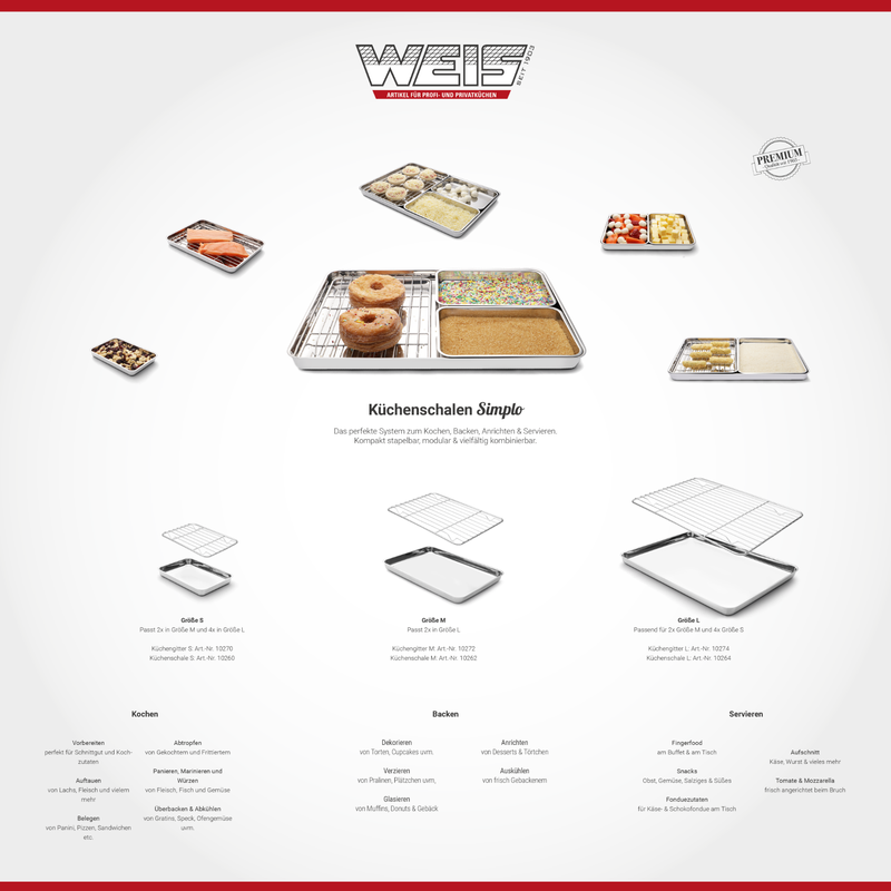 Küchenschale Simplo - Stapelbar & Modular,