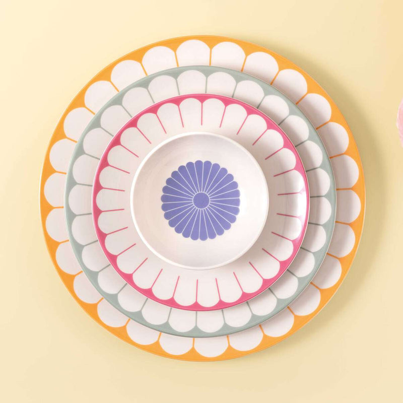 Villeroy und Boch Fleur Couleur Servierplatte, Servierteller, 318mm