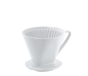 Cilio Kaffeefilter Keramik weiß