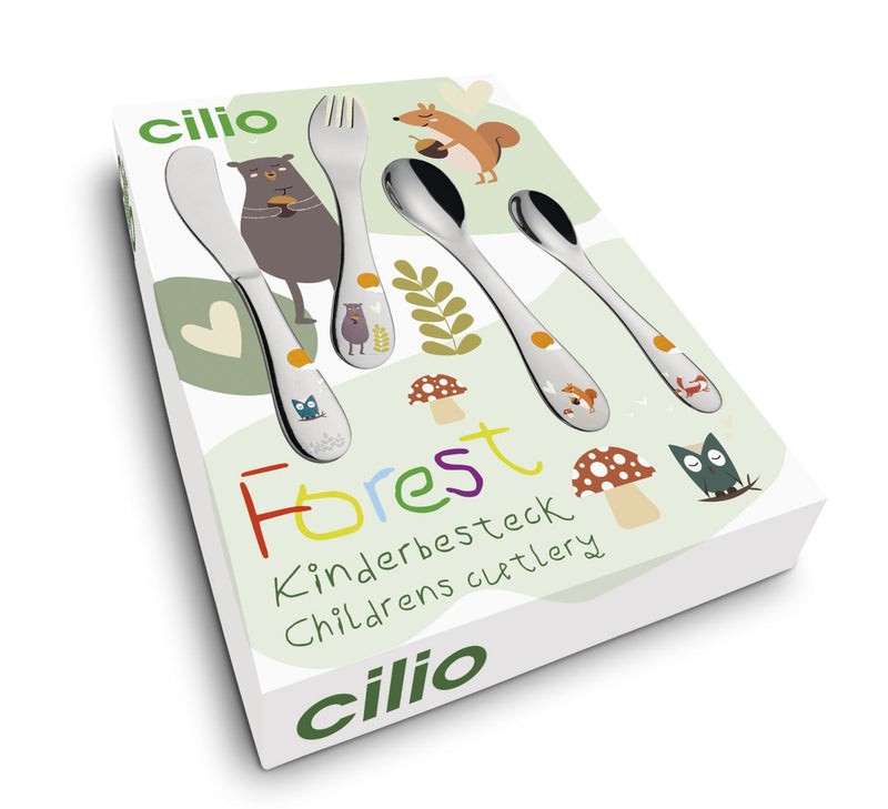 Cilio Kinderbesteck Set 4-teilig,