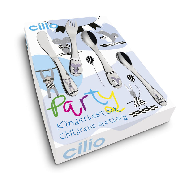 Cilio Kinderbesteck Set 4-teilig,