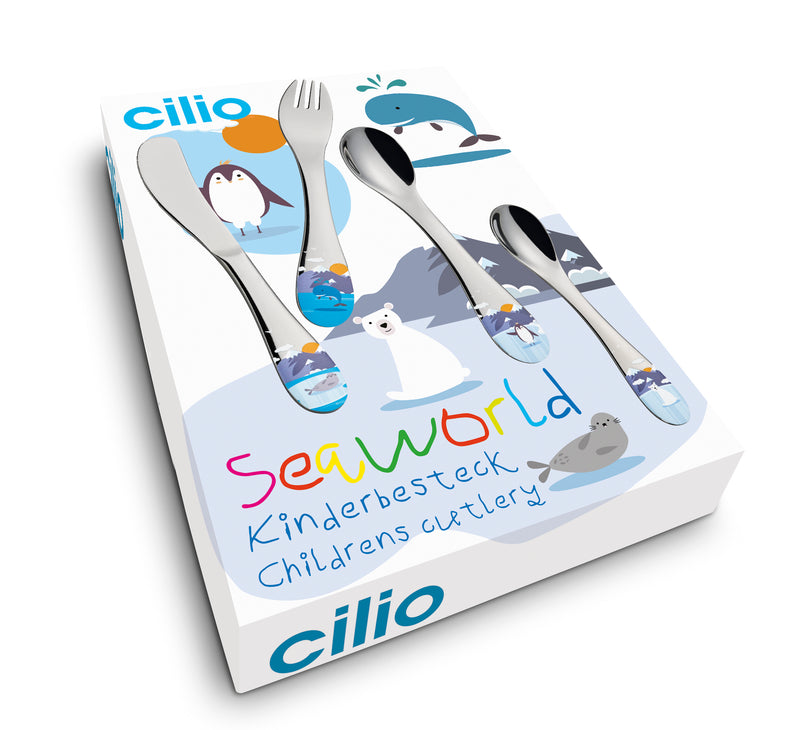 Cilio Kinderbesteck Set 4-teilig,