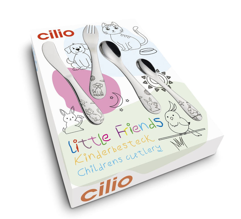 Cilio Kinderbesteck Set 4-teilig,