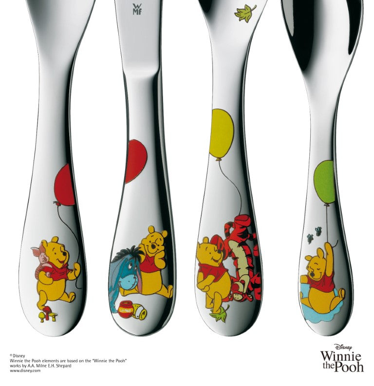 WMF Kinderbesteck Set 4 teilig Winnie Pooh