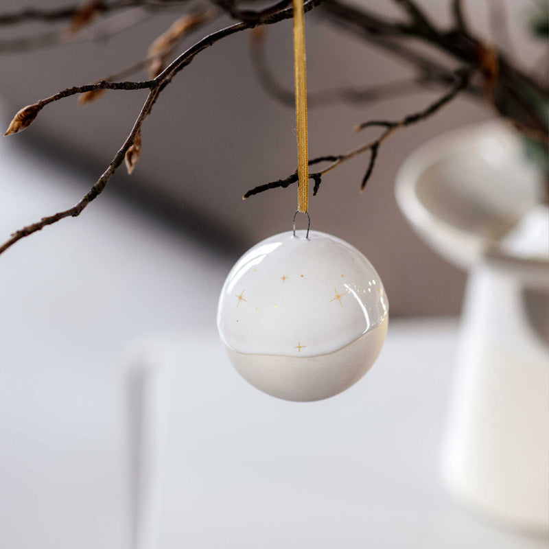 Villeroy and Boch Winter Glow porcelain pendant