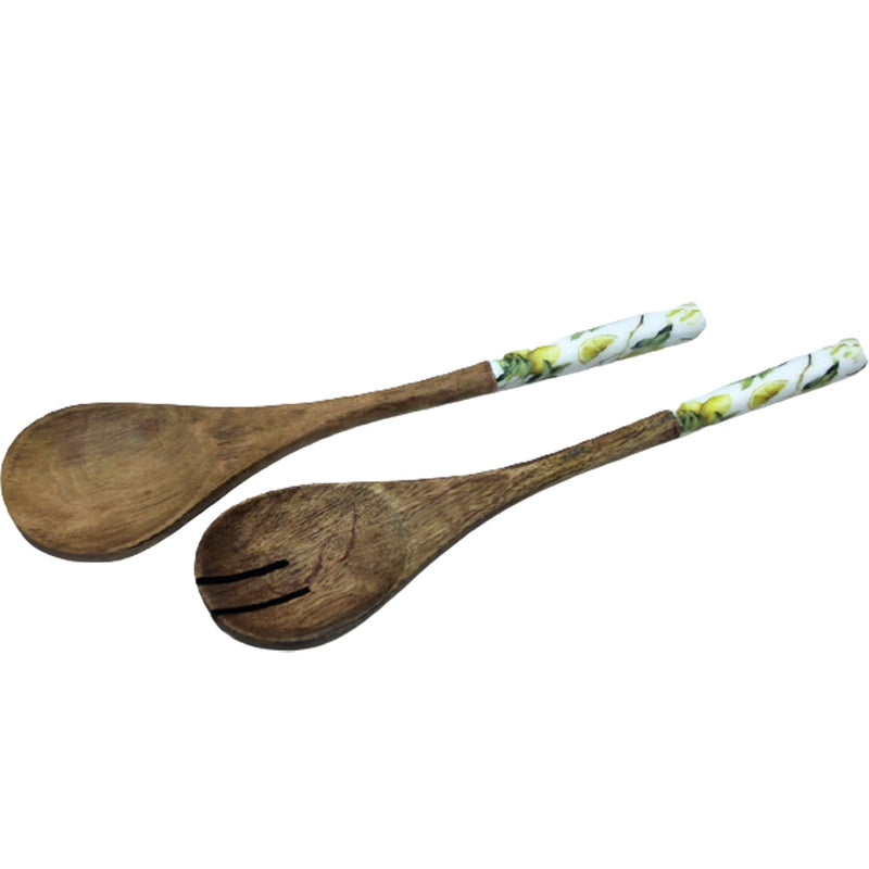 van Deurs salad beseteck mango wood