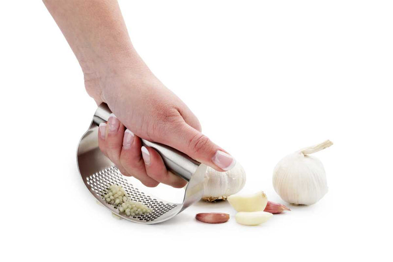 Hochwertiger Knoblauchdrücker aus Edelstahl - Karl Weis