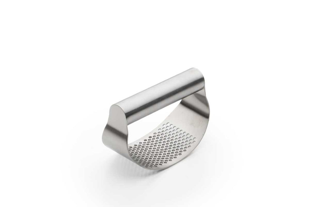 Garlic press made of stainless steel