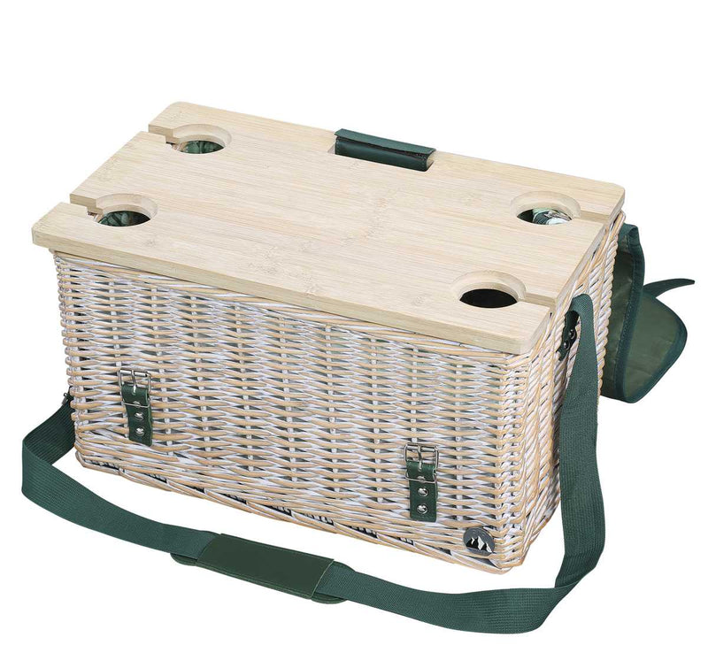 Cilio picnic basket PONZA with table for 4 people