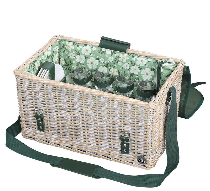 Cilio picnic basket PONZA with table for 4 people