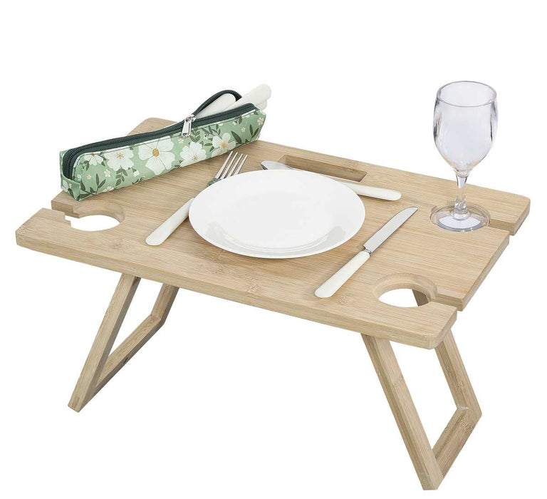 Cilio Picknickkorb PONZA mit Tisch für 4 Personen
