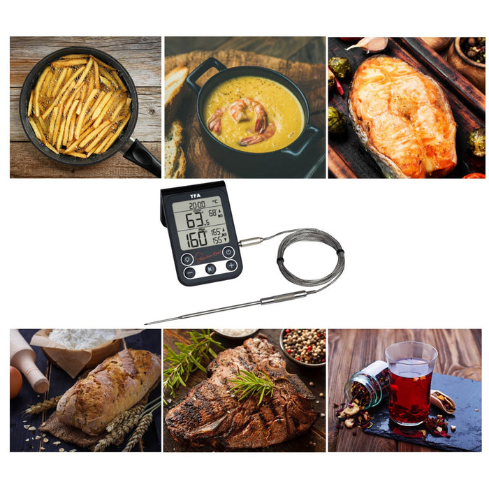 TFA Digitales Grill-Braten-/Ofenthermometer Küchen-Chef