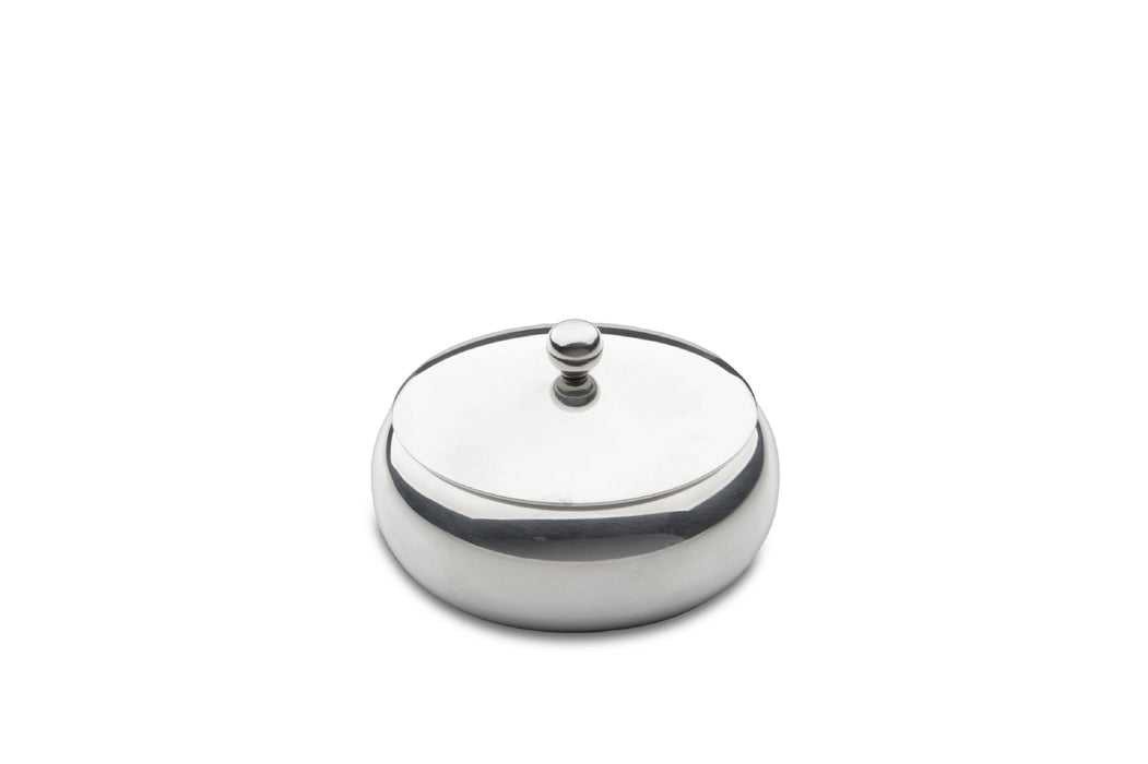 Stainless steel sugar bowl with lid, Ø 8.5 cm