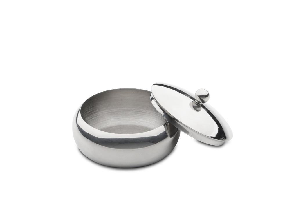 Stainless steel sugar bowl with lid, Ø 8.5 cm