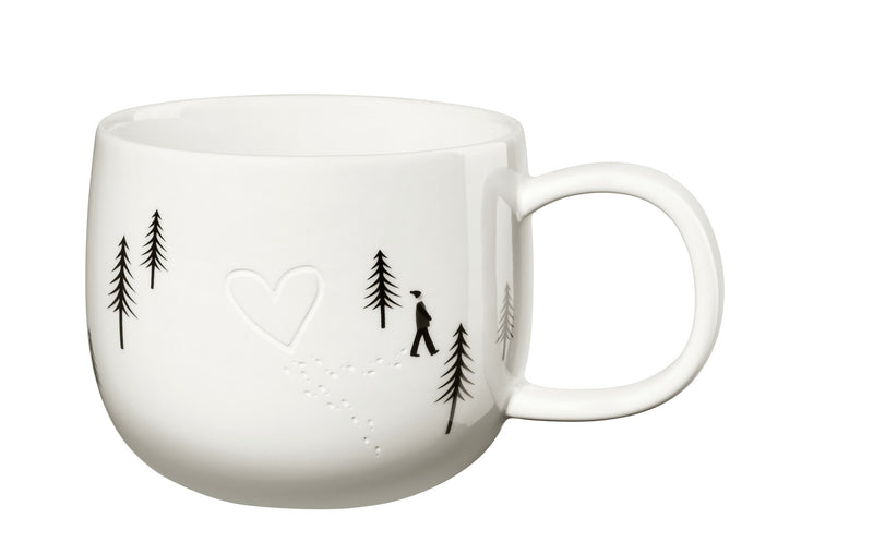 ASA Joy Snow Tracks Henkelbecher 400ml,