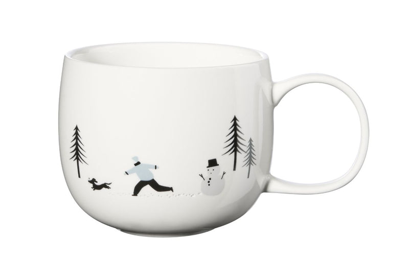 ASA Joy Snow Tracks Henkelbecher 400ml,