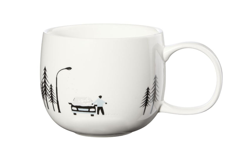 ASA Joy Snow Tracks Henkelbecher 400ml,