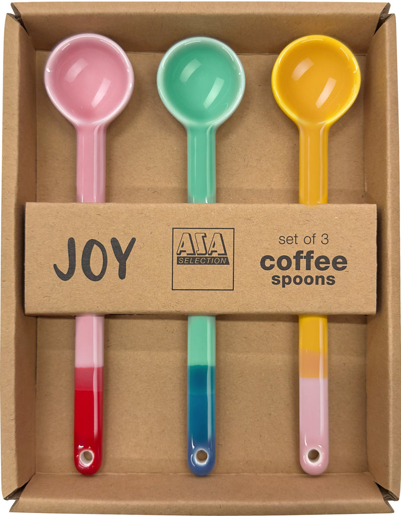 ASA joy 3er set löffel, smoothie colors 15cm