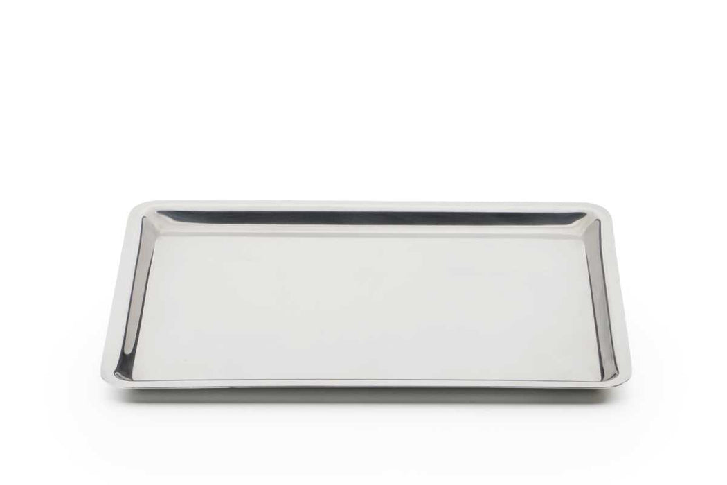 Stainless steel serving tray