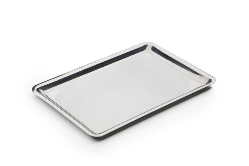 Stainless steel serving tray