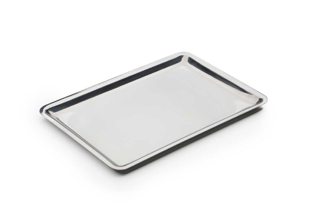 Stainless steel serving tray