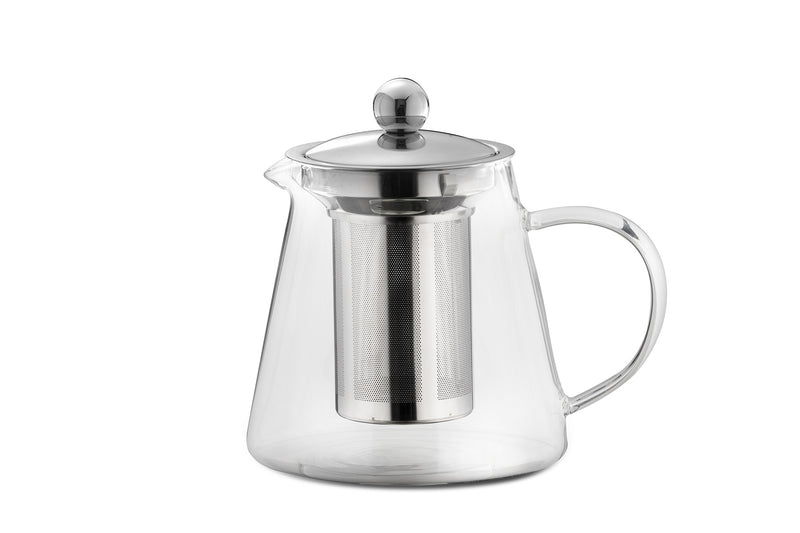 Borosilicate glass teapot with tea filter