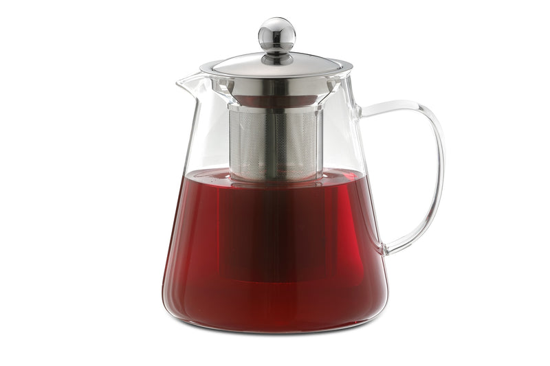 Borosilicate glass teapot with tea filter