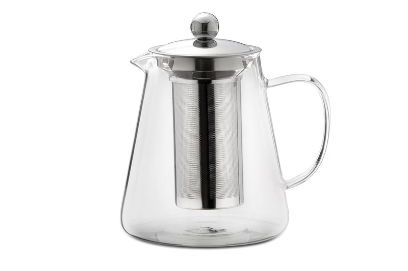 Borosilicate glass teapot with tea filter