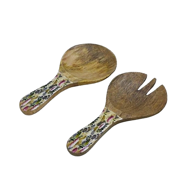 van Deurs Salatbesteck kurz Mangoholz,