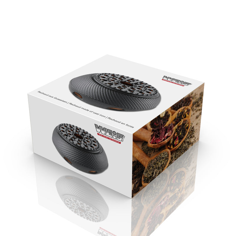 Stövchen, Rechaud aus Gusseisen