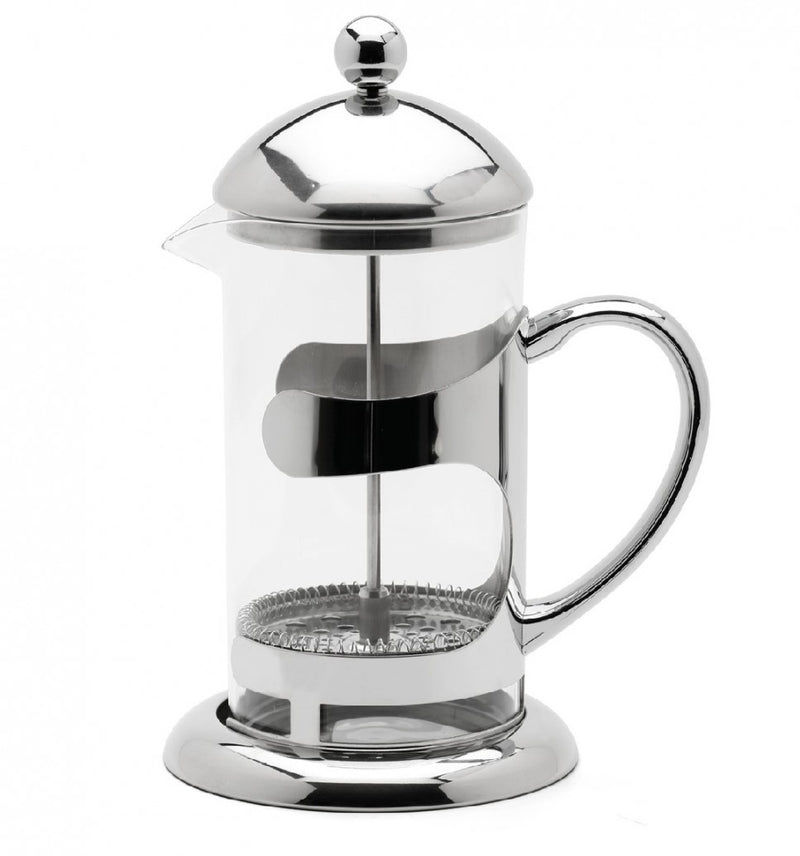 French Press Kaffee- und Teebereiter Borosilikatglas / Edelstahl
