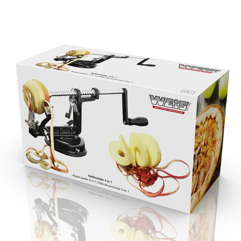 Apple peeler, apple cutter black