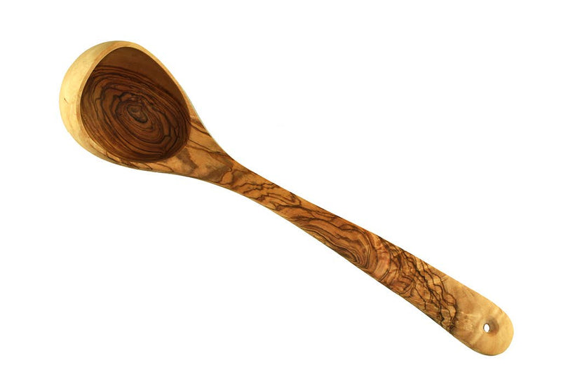Schöpfkelle aus Olivenholz 30cm - Handgefertigt