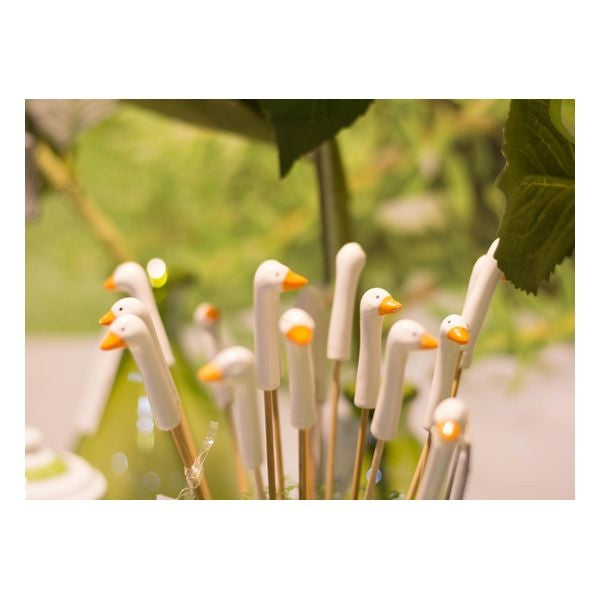 Gänse Stick Keramik für Pflanztöpfe oder Garten