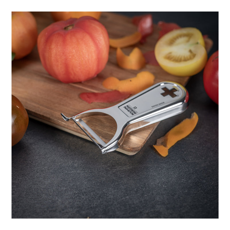 Kuhn Rikon Swiss Metallic Sparschäler Piranha Kreuz
