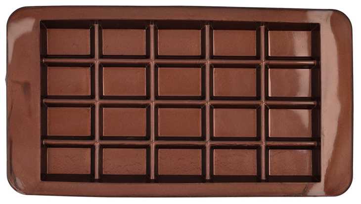 Birkmann Chocolaterie, chocolate mold bar, 2 pieces