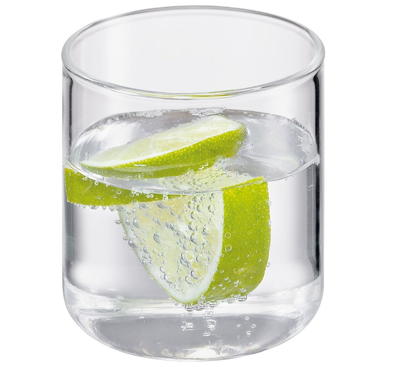 Cilio Wasserkaraffe LORENZO mit Trinkglas - 750 ml Borosilikatglas