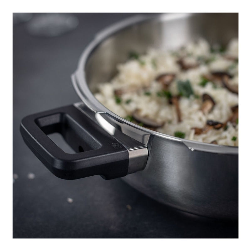 Kuhn Rikon DUROMATIC® Inox Schnellbratpfanne, Schmortopf, 28cm, 5L