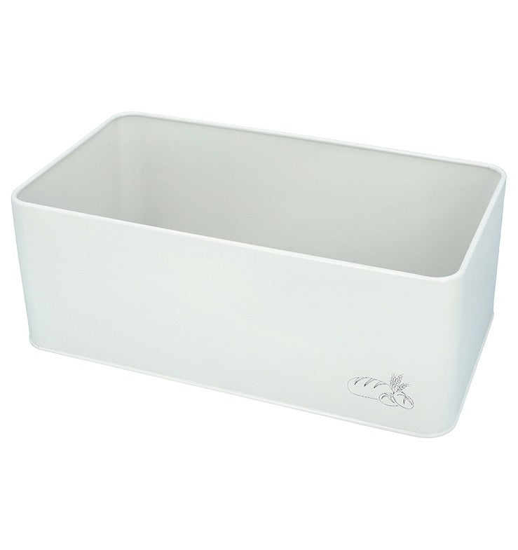 Birkmann Laib und Seele Brotkasten Metall, 33 x 18 x 13 cm, mit Bambus Holzdeckel